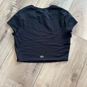 ALO Yoga Black Crop Top